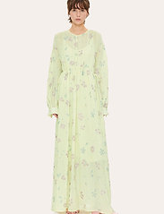 STINE GOYA - Tammy, 1443 Embroidered Crepe - maxi dresses - green jade garden - 4