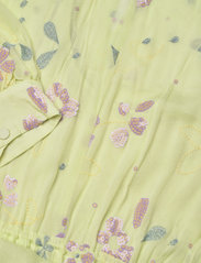 STINE GOYA - Tammy, 1443 Embroidered Crepe - summer dresses - green jade garden - 6