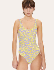 STINE GOYA - Angela, 1465 Swimwear - swimsuits - graffiti zebra sunset - 2