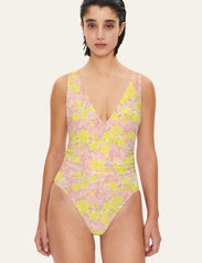 STINE GOYA - Aster, 1465 Swimwear - badpakken - wallpaper floral blush - 2