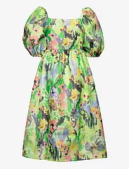 STINE GOYA - Annalisa, 1495 Double Layer Organza - krótkie sukienki - acid abstract floral - 1