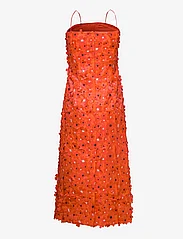 STINE GOYA - Emmy, 1506 3D Embroidery Nylon - midi-kleider - orange blossom - 1
