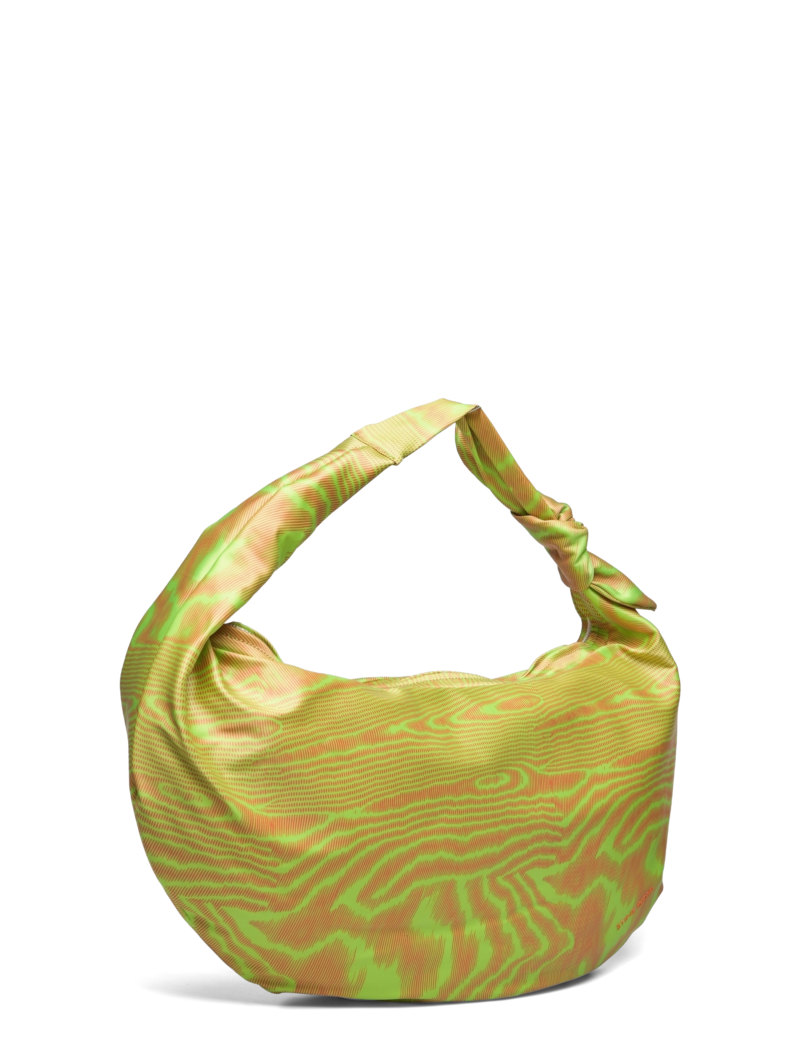STINE GOYA - Jannis, 1528 Hobo Bag - green moiree - 2