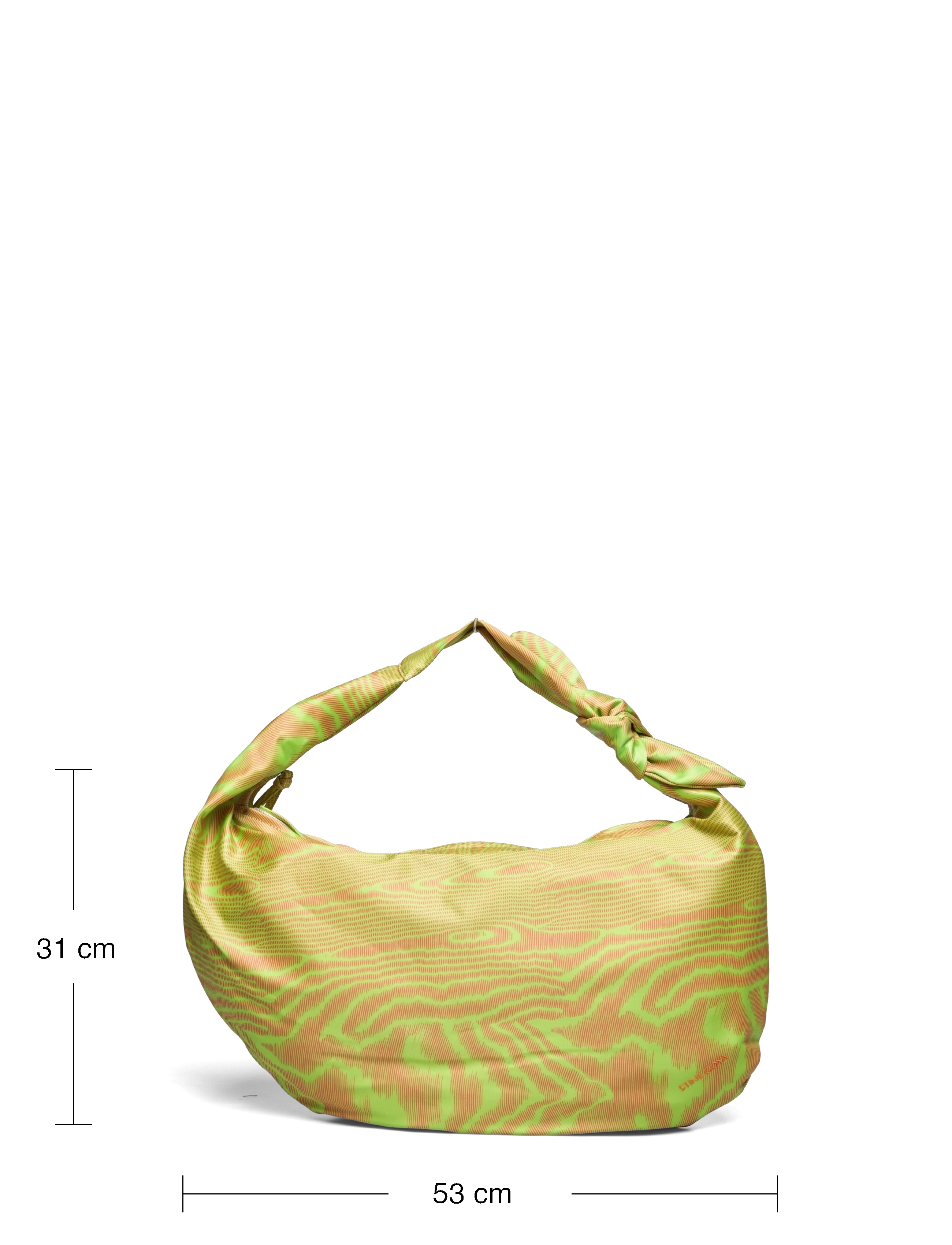 STINE GOYA - Jannis, 1528 Hobo Bag - green moiree - 4