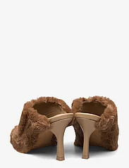 STINE GOYA - Naemi, 1523 Fur Mule - mules tipa augstpapēžu kurpes - brown - 4