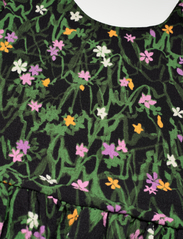 STINE GOYA - Ursi, 1611 Crinkled Poly - midi kjoler - fluor mini flowers - 4