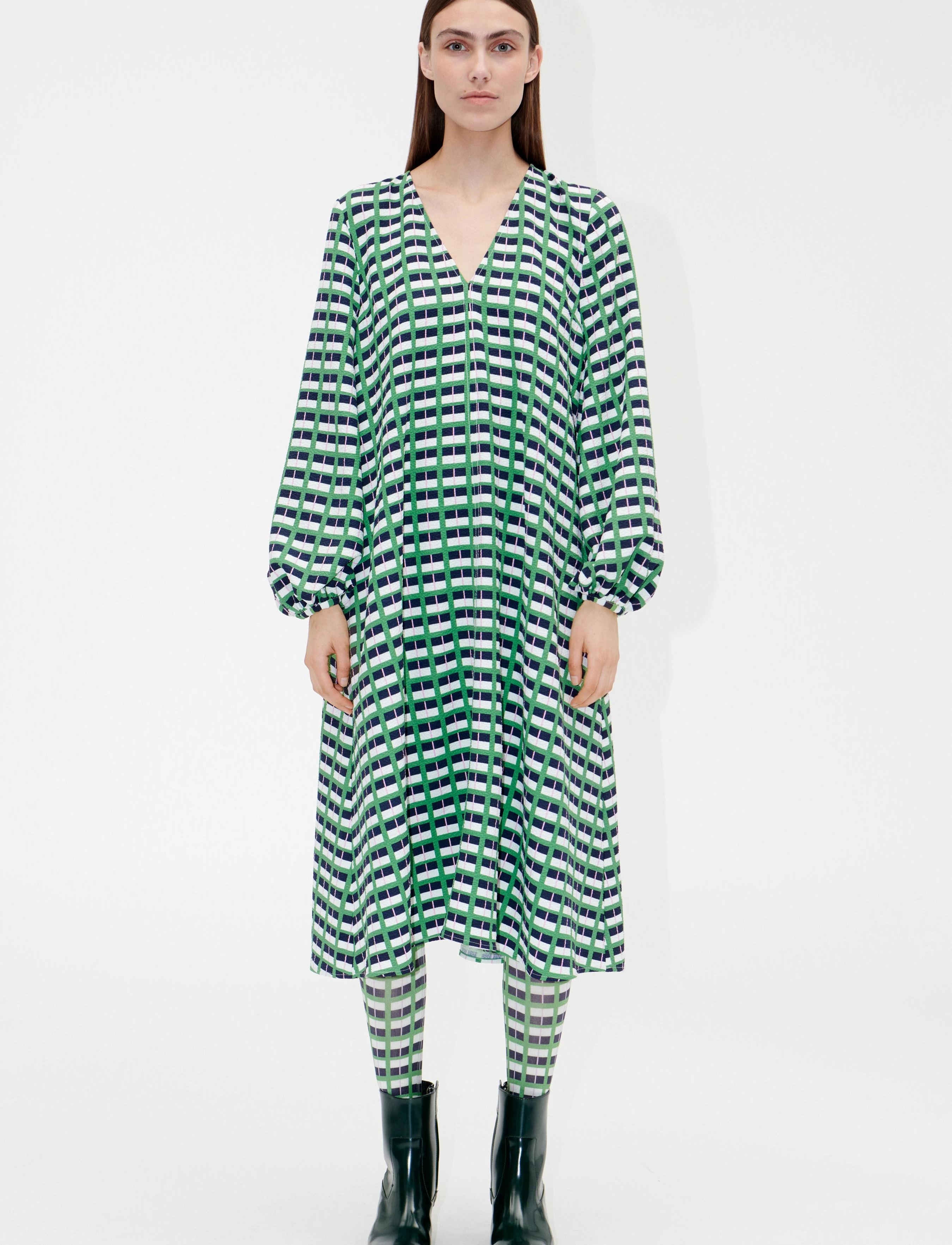 STINE GOYA - Nini, 1614 Structure Stretch - retro check - 2