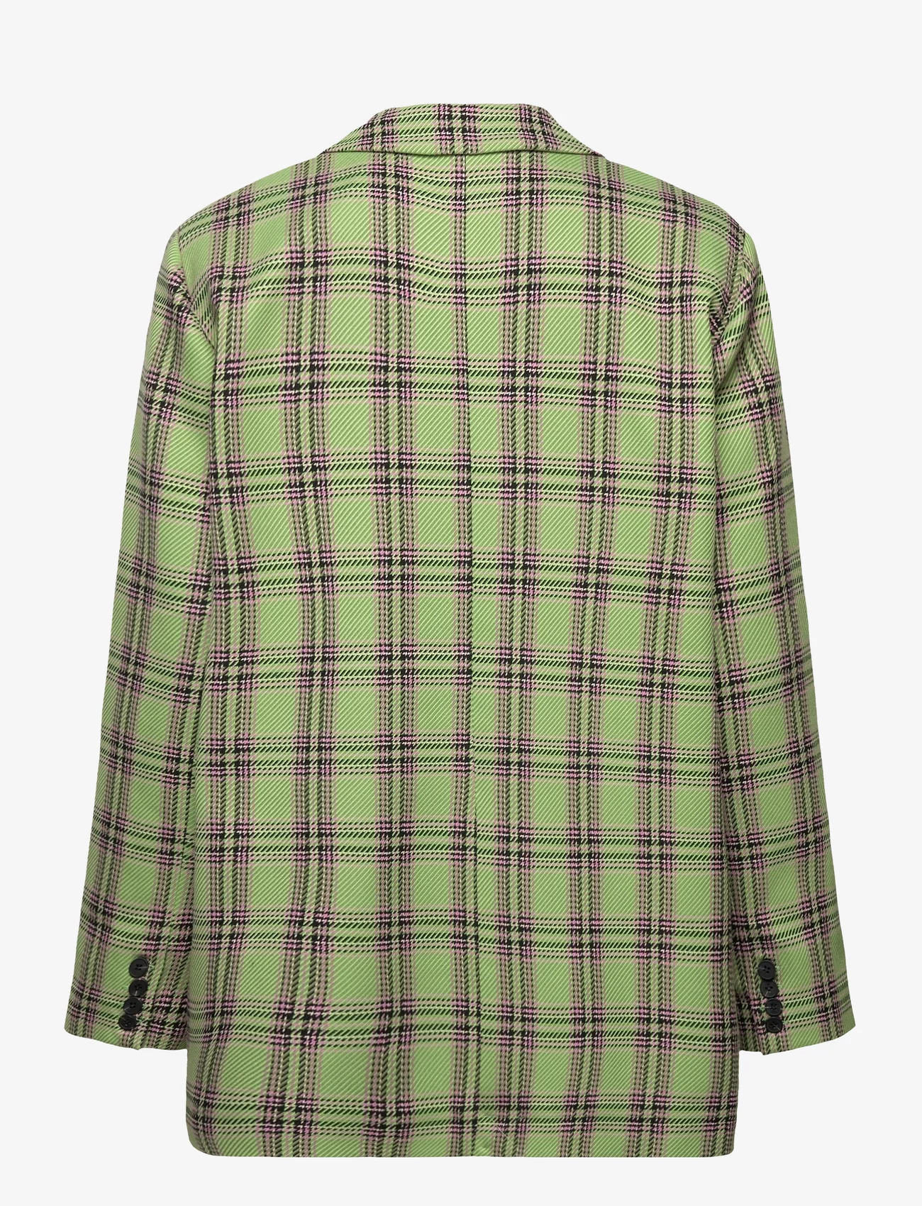 STINE GOYA - Vita, 1625 Twill Tailoring - festkläder till outletpriser - fluorescent check - 1