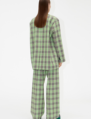 STINE GOYA - Vita, 1625 Twill Tailoring - festkläder till outletpriser - fluorescent check - 3