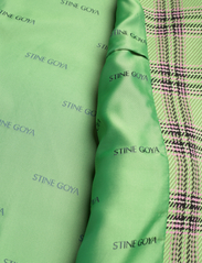 STINE GOYA - Vita, 1625 Twill Tailoring - festkläder till outletpriser - fluorescent check - 6