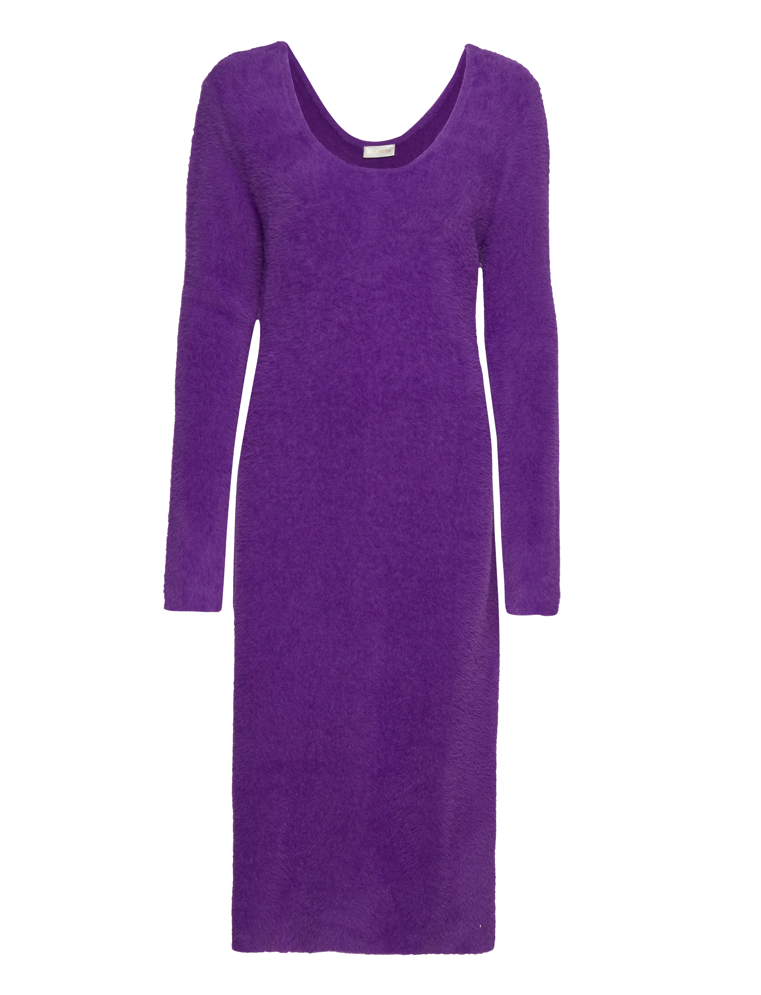 STINE GOYA - Hella, 1656 Printed Fluffy Knit - royal purple - 1