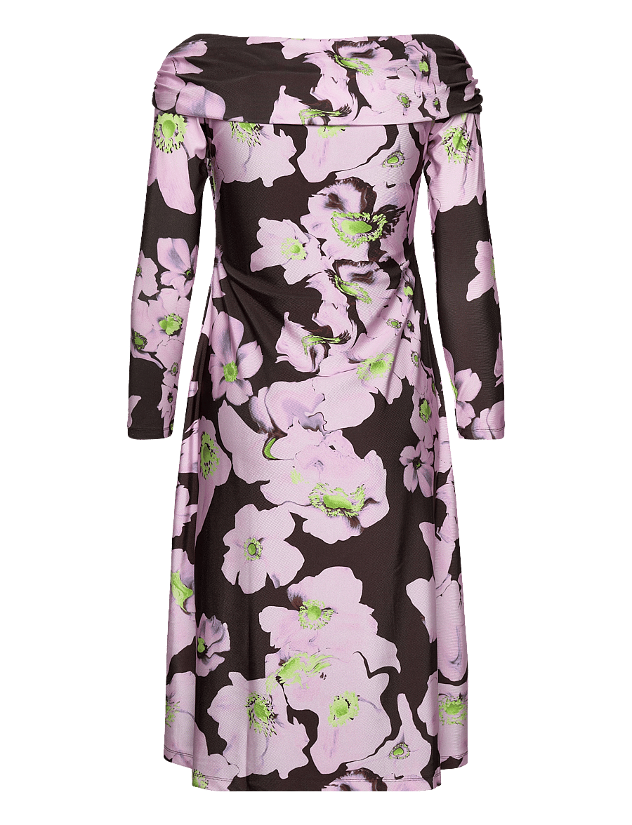 STINE GOYA - Fay, 1677 Slinky Heavy Jersey - midikleider - liquified floral - 2