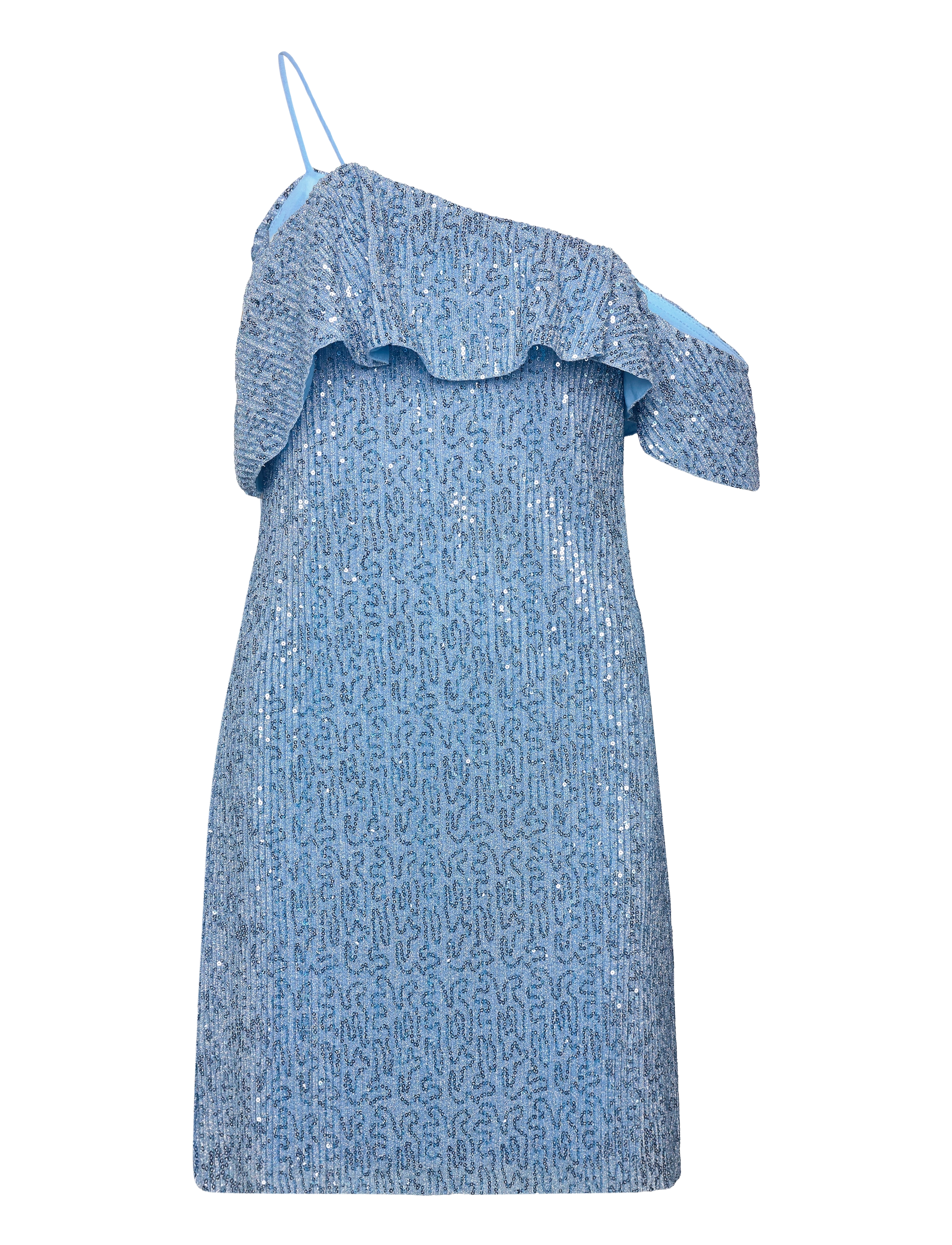 STINE GOYA Kenza, 1680 Sequins Jersey Blau - L - Damen