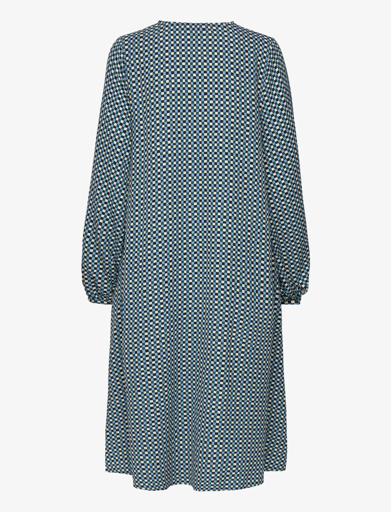 STINE GOYA - Nini, 1681 Structure Stretch - shirt dresses - mini check - 1