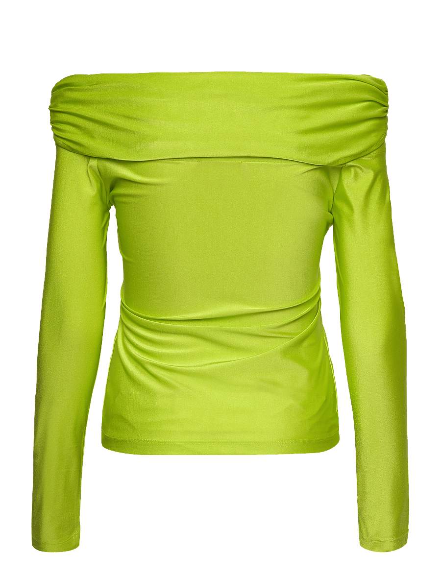 STINE GOYA - Yuna Solid, 1677 Slinky Heavy Jerse - langærmede toppe - acid lime - 2