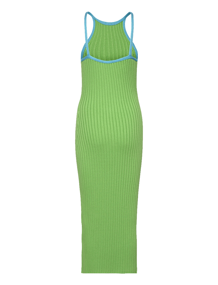 STINE GOYA - Layden, 1705 Textured Viscose - fodralklänningar - kelly green - 2
