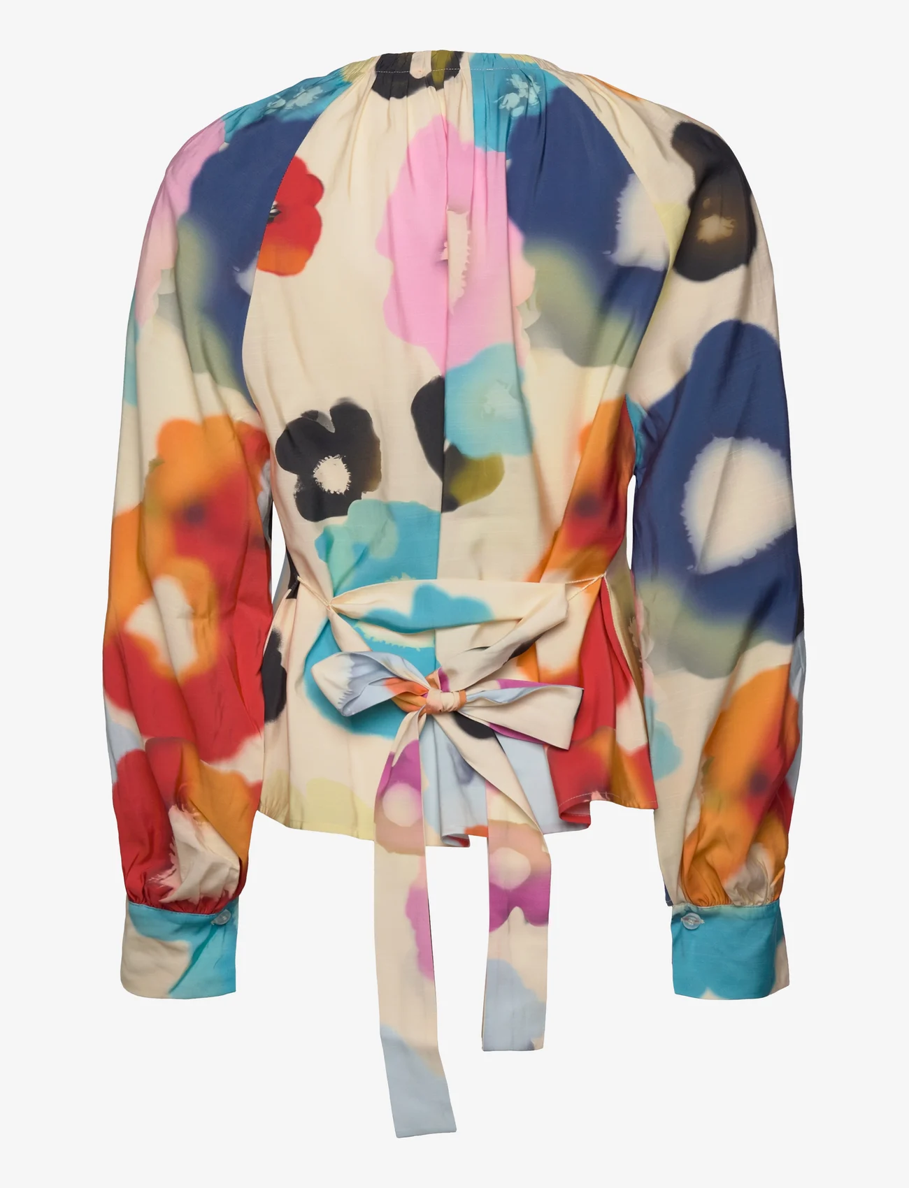 STINE GOYA - Vianna, 1769 Light Fluid Eco Vero - long-sleeved blouses - tie dye floral day - 1