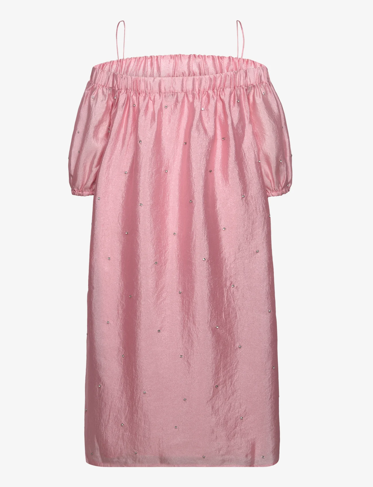 STINE GOYA - Portia, 1773 Textured Poly - krótkie sukienki - rose quartz - 1