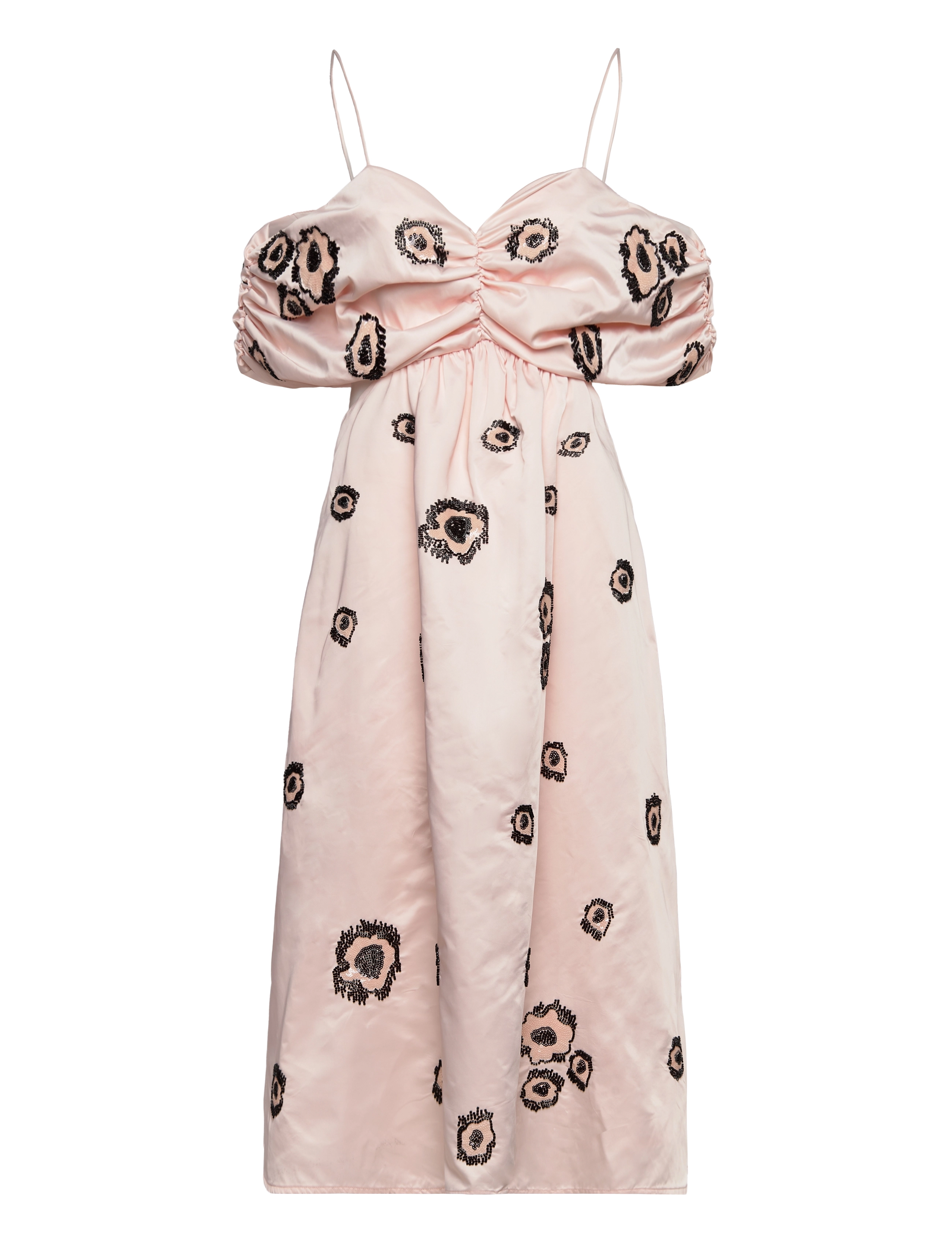 STINE GOYA Francesca, 1782 Embellished Matte T - Kjoler - MOVING FLOWERS / pink/rose