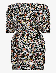 STINE GOYA - Nancy, 1794 Tencel - summer dresses - mini tie dye floral - 1