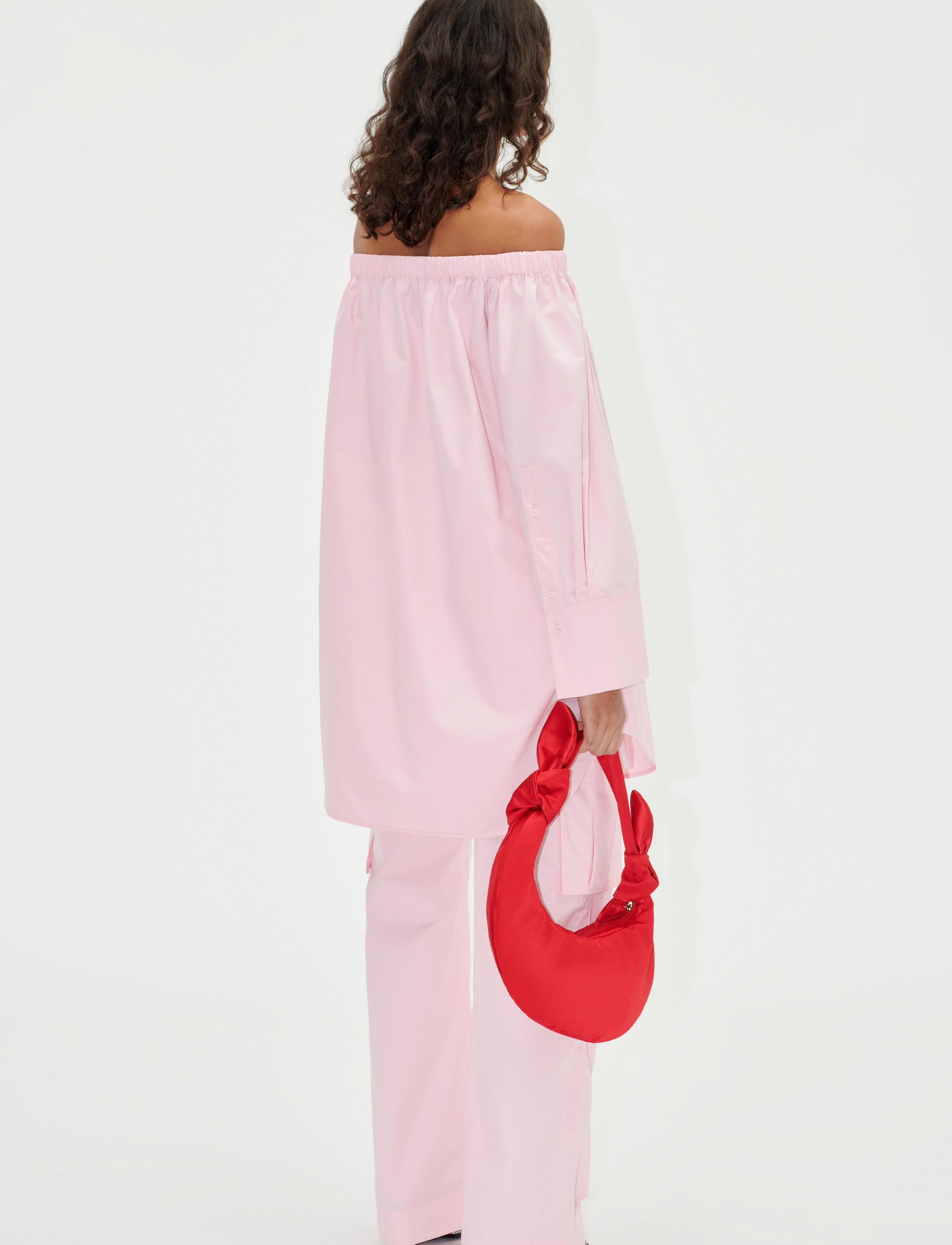 STINE GOYA - Rosan, 1796 Cotton Poplin - skjortekjoler - rose shadow - 3