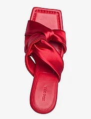 STINE GOYA - Jet Set, 1814 Draped Satin High Hee - party wear at outlet prices - fiery red - 3