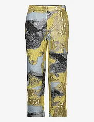 STINE GOYA - Elsi, 1852 Elevated Woven Jaquard - spodnie proste - abstract landscape - 0