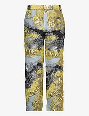 STINE GOYA - Elsi, 1852 Elevated Woven Jaquard - spodnie proste - abstract landscape - 1