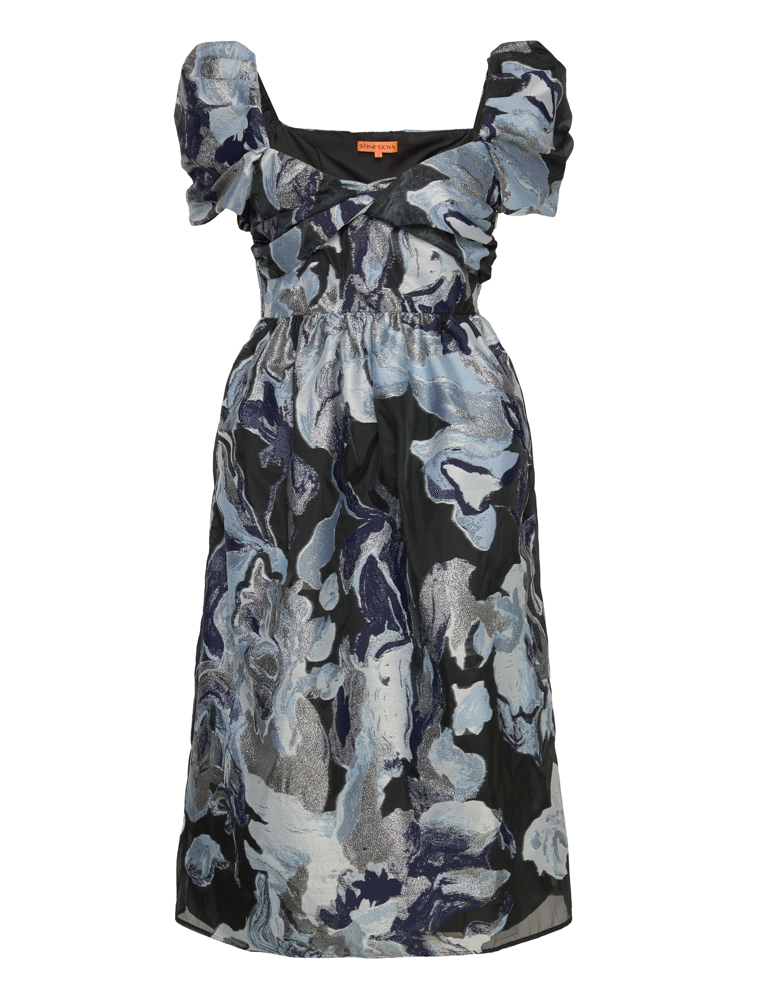 STINE GOYA Everleigh, 1844 Organza Jacquard Schwarz - XS - Damen