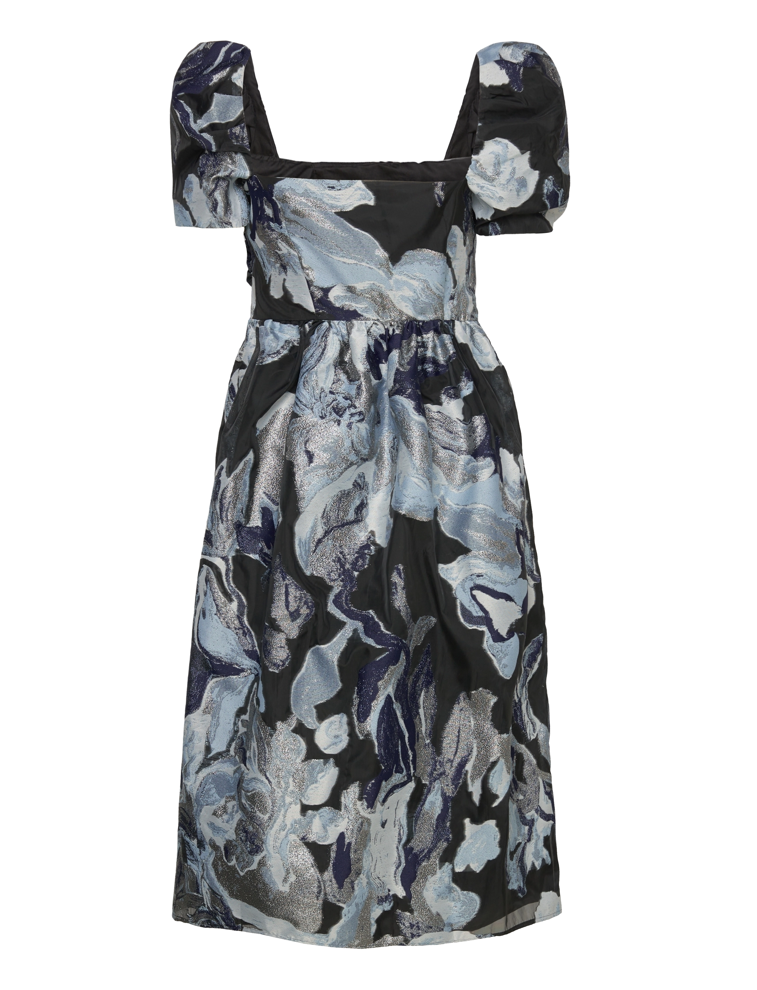 STINE GOYA - Everleigh, 1844 Organza Jacquard - midi-kleider - icy flower - 2