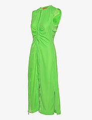 STINE GOYA - Austyn, 1836 Heavy Velvet - midi dresses - neon green - 2