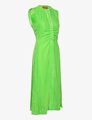 STINE GOYA - Austyn, 1836 Heavy Velvet - midi dresses - neon green - 3