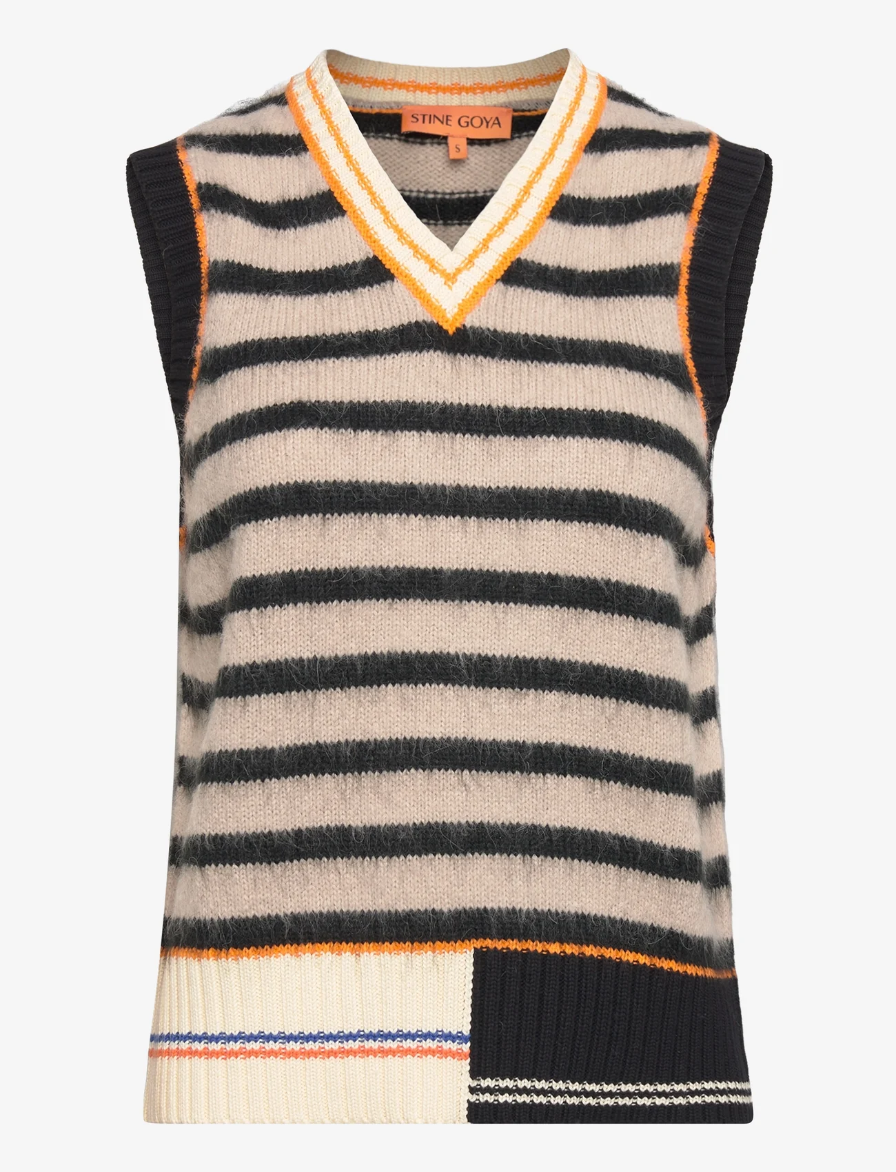 STINE GOYA - Noa, 1864 Alpaca Stripes - adītas vestes - multicolour stripes - 0