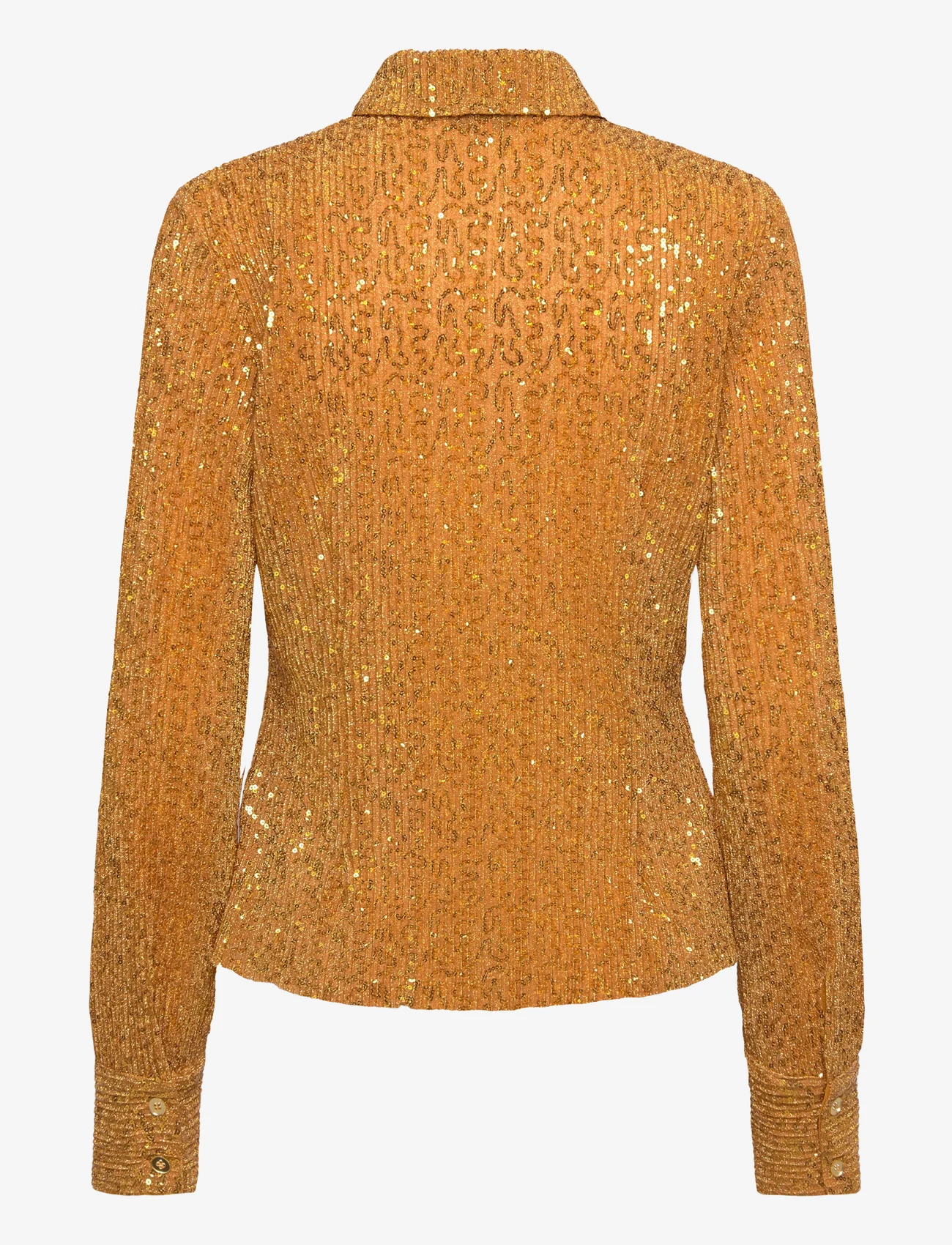 STINE GOYA - Daya, 1829 Sequins Jersey - langærmede skjorter - gold - 1