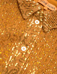 STINE GOYA - Daya, 1829 Sequins Jersey - langermede skjorter - gold - 4