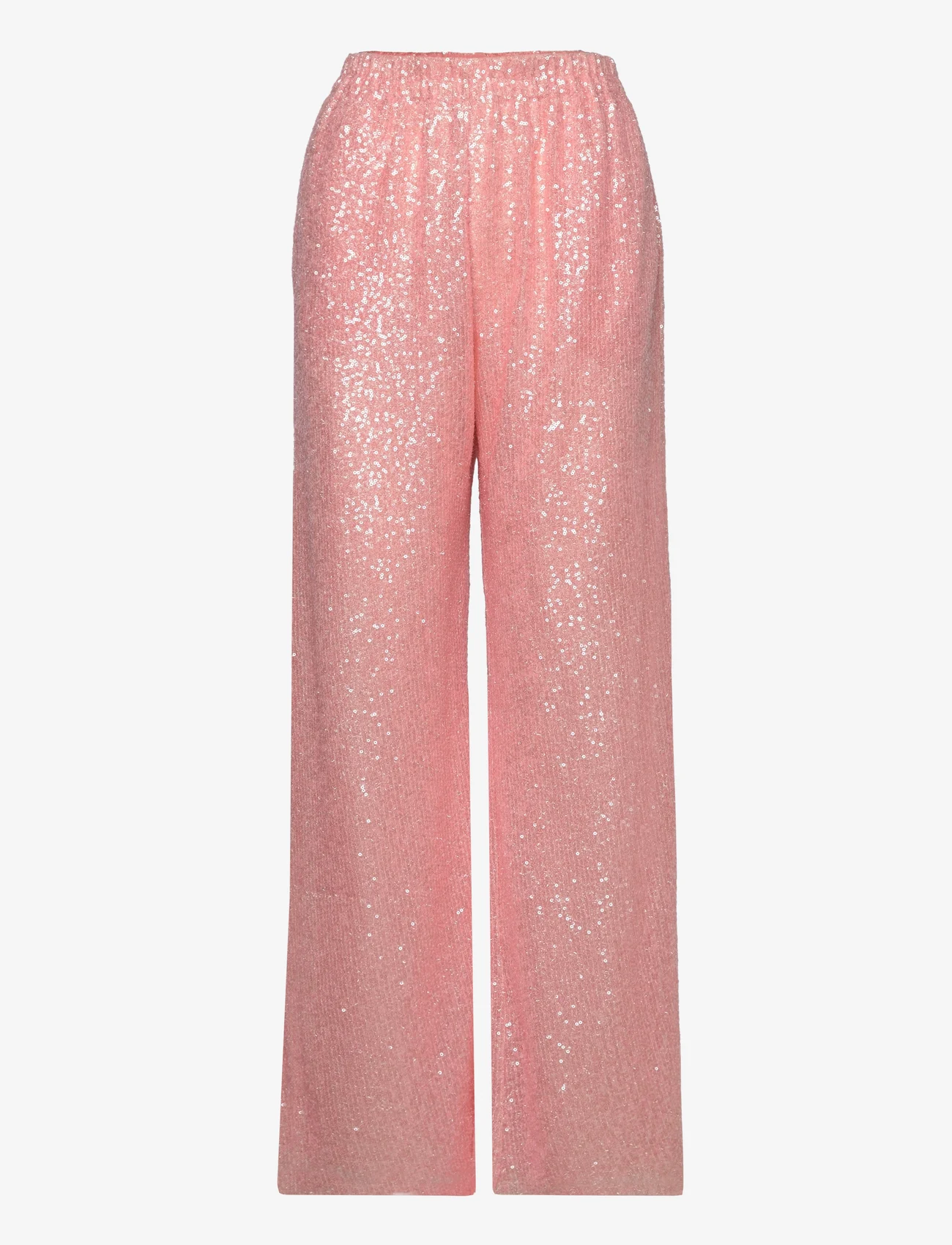 STINE GOYA - Fatou, 1867 Sequins - straight leg trousers - blush pink - 0