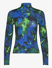 STINE GOYA - Estelle, 1828 Stocking Jersey - long-sleeved tops - frosted floral night - 0
