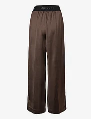 STINE GOYA - Ciara, 1845 Heavy Satin - wide leg trousers - fudge - 1