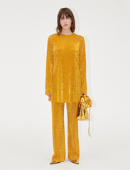 STINE GOYA - Markus, 1829 Sequins Jersey - trousers - gold - 2