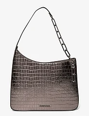 STINE GOYA - Lexie, 1883 Asymmetric Slim Shoulde - handbags - silver croc - 0