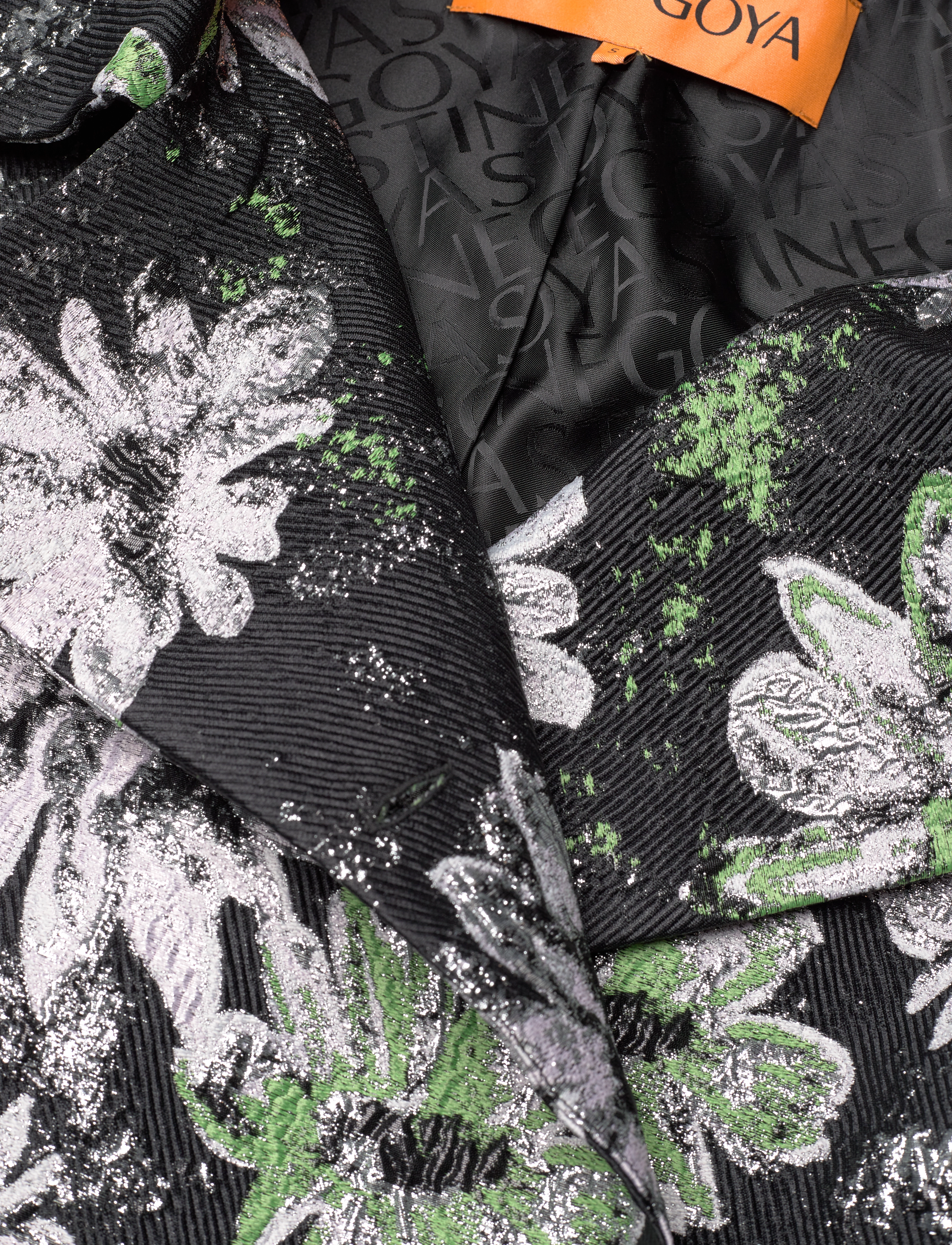 STINE GOYA - Wessi, 1917 Woven Jacquard - overtøj - glitter bloom - 5