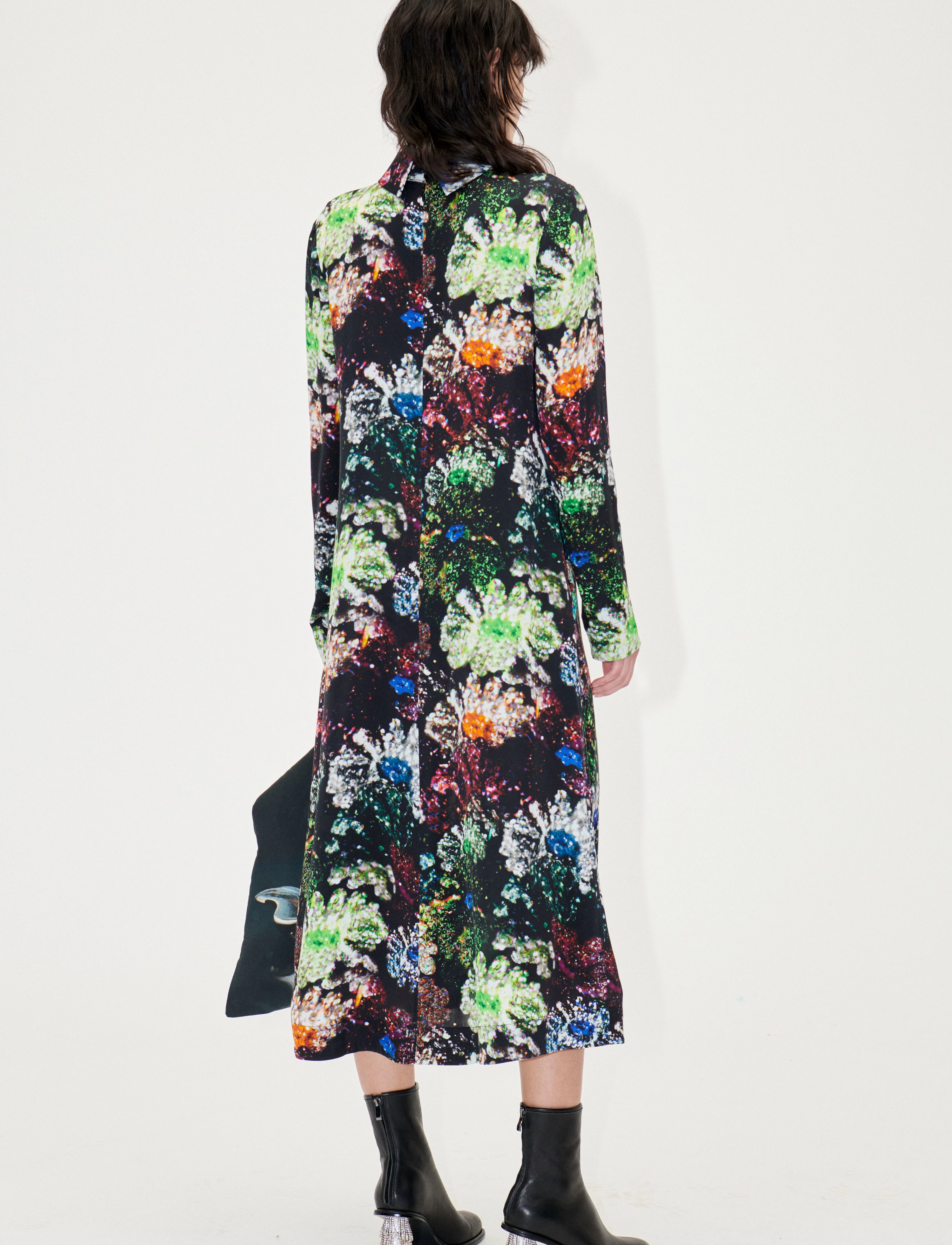 STINE GOYA - Mille, 1920 Dry Viscose - midi kjoler - glitter bloom - 3