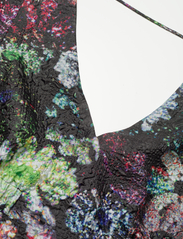 STINE GOYA - Nathalie, 1916 Textured Poly - long sleeved blouses - glitter bloom - 4
