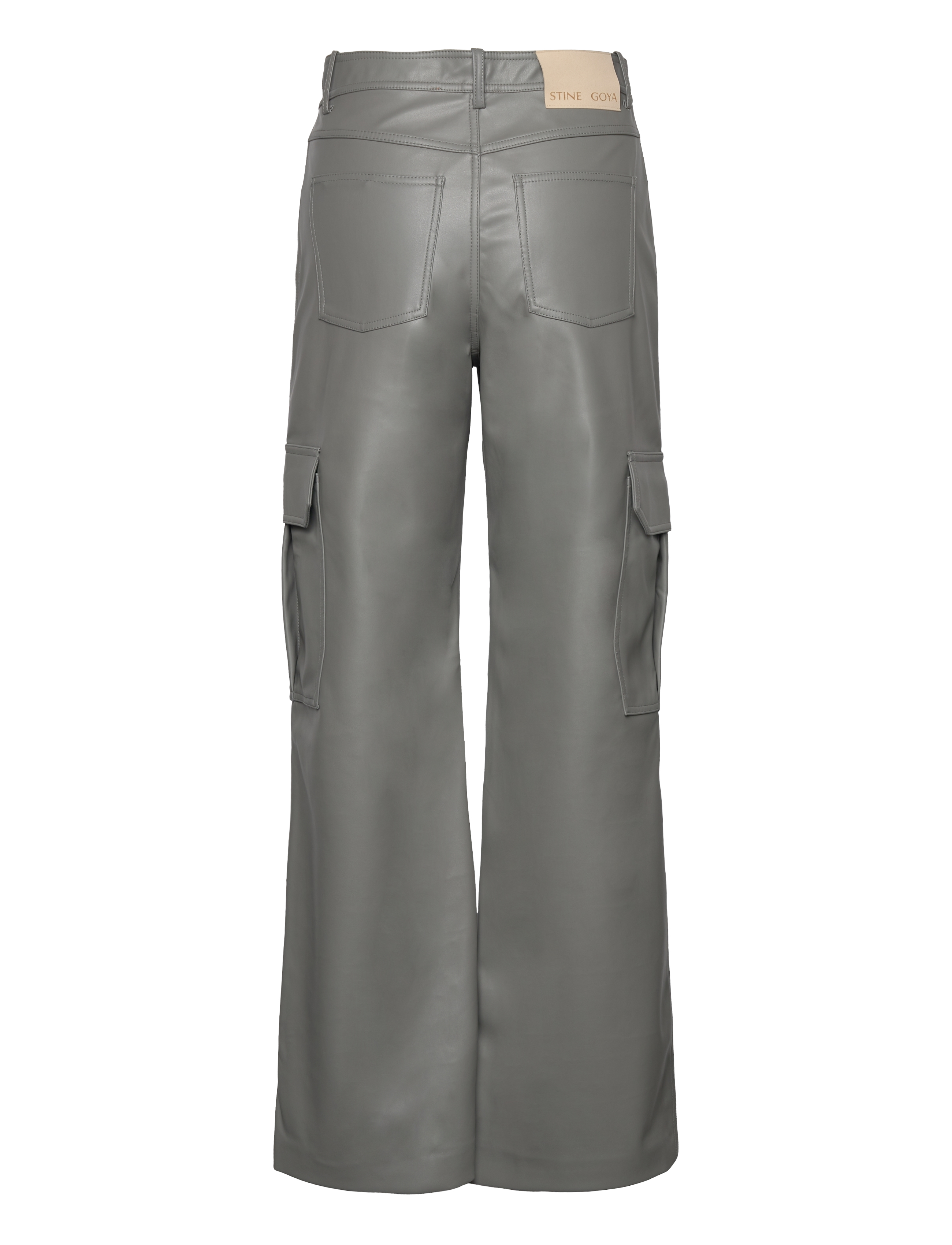 STINE GOYA - Stevie, 1935 Recycled Faux Leather - festmode zu outlet-preisen - grey - 2