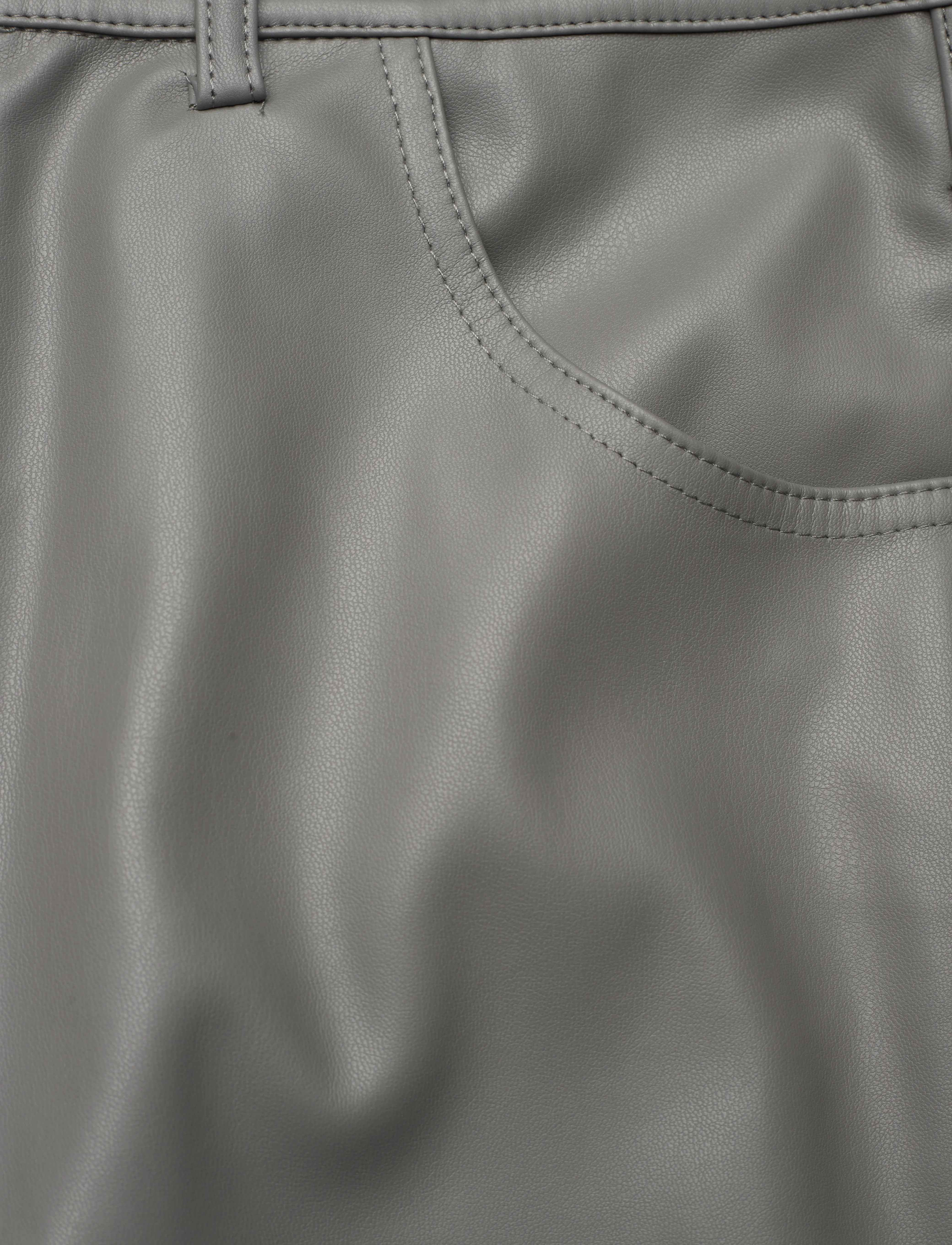 STINE GOYA - Stevie, 1935 Recycled Faux Leather - festmode zu outlet-preisen - grey - 4