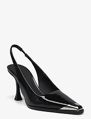 STINE GOYA - Eiffel, 1963 Metal Cap Sling Back - party wear at outlet prices - black holographic - 0