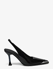 STINE GOYA - Eiffel, 1963 Metal Cap Sling Back - party wear at outlet prices - black holographic - 1