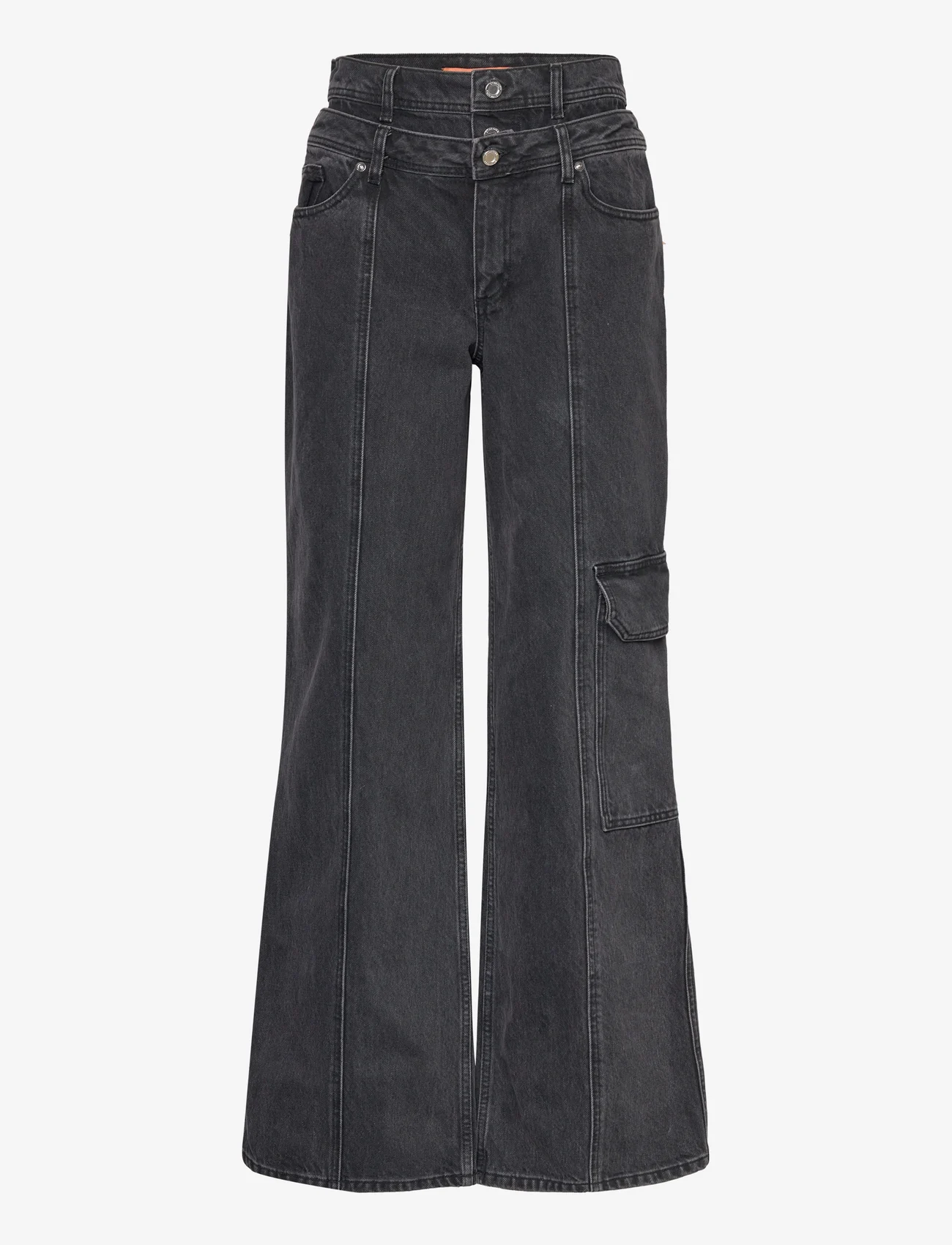 STINE GOYA - Paul, 1909 Denim - brede jeans - stone wash grey - 1
