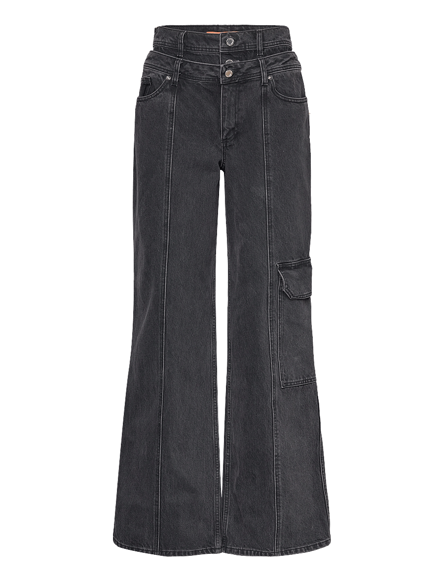 STINE GOYA - Paul, 1909 Denim - brede jeans - stone wash grey - 1