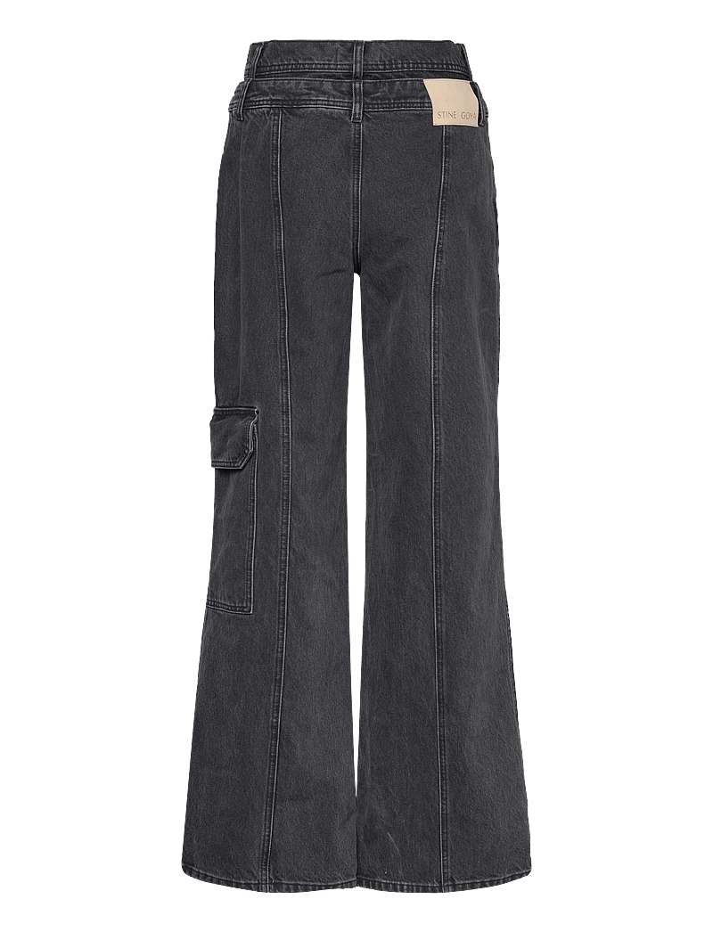 STINE GOYA - Paul, 1909 Denim - brede jeans - stone wash grey - 2